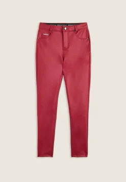 Freddy Pantaloni skinny in similpelle con logo ricamato-Donna Jeans E Pantaloni|Tutti I Pantaloni