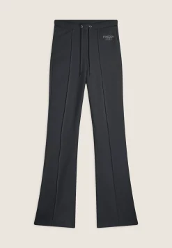 Freddy Pantaloni Slim Fit in French Terry con fondo Flare-Donna Pantaloni Sportivi