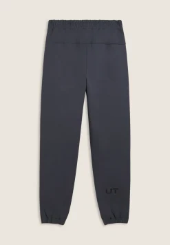 Freddy Pantaloni slim in interlock con dettagli lucidi-Uomo Pantaloni Sportivi