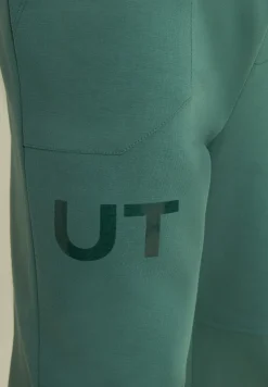 Freddy Pantaloni slim in interlock con stampa UT e cuciture-Uomo Pantaloni Sportivi