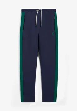 Freddy Pantaloni sport da uomo con bande a contrasto e fondo dritto-Uomo Pantaloni Sportivi