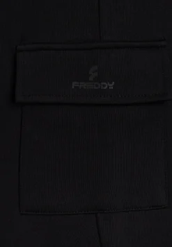 Freddy Pantaloni sportivi 100% cotone con tasconi cargo-Uomo Pantaloni Sportivi