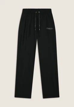 Freddy Pantaloni Sportivi comfort fit dal finish setoso-Donna Pantaloni Sportivi