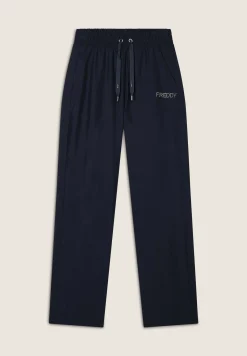 Freddy Pantaloni Sportivi comfort fit dal finish setoso-Donna Pantaloni Sportivi