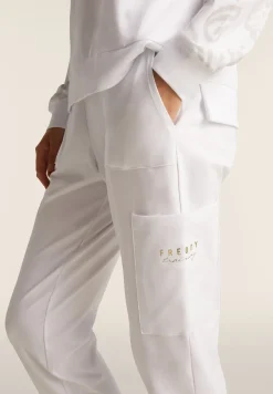 Freddy Pantaloni sportivi con fascia in vita floreale-Donna Pilates|Ginnastica