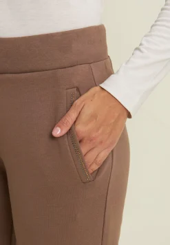 Freddy Pantaloni sportivi con gamba dritta e dettagli luminosi-Donna Ginnastica|Pantaloni Sportivi