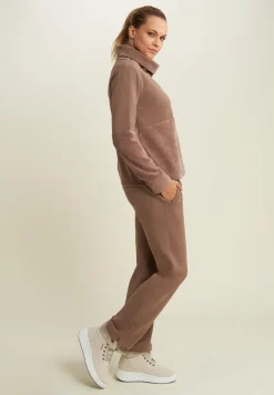 Freddy Pantaloni sportivi con gamba dritta e dettagli luminosi-Donna Ginnastica|Pantaloni Sportivi