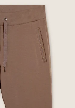 Freddy Pantaloni sportivi con gamba dritta e dettagli luminosi-Donna Ginnastica|Pantaloni Sportivi