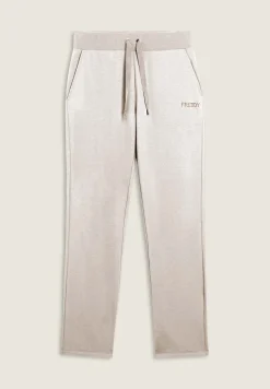 Freddy Pantaloni sportivi da donna con fondo dritto e logo strass-Donna Ginnastica|Pantaloni Sportivi