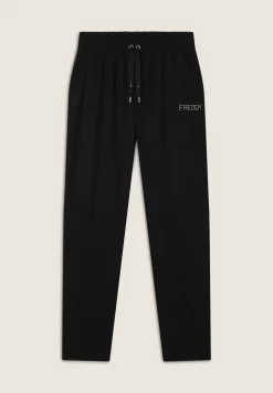 Freddy Pantaloni Sportivi finish setoso con Fondo Aderente-Donna Pantaloni Sportivi