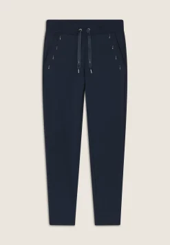 Freddy Pantaloni Sportivi Fondo Dritto con Dettagli in Strass-Donna Pantaloni Sportivi