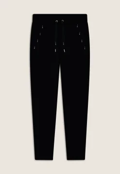 Freddy Pantaloni Sportivi Fondo Dritto con Dettagli in Strass-Donna Pantaloni Sportivi