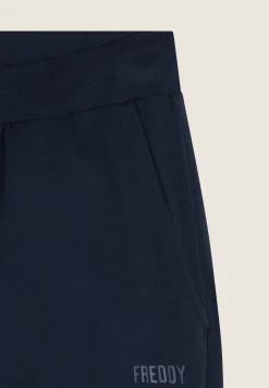 Freddy Pantaloni Sportivi in cotone con Polsini-Uomo Pantaloni Sportivi