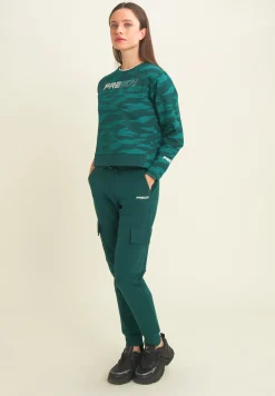 Freddy Pantaloni sportivi in felpa con tasconi laterali-Donna Fitness|Pantaloni Sportivi