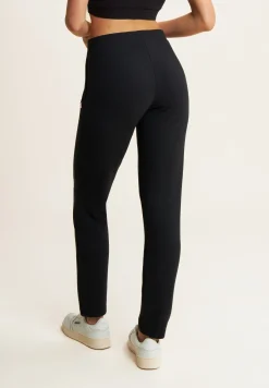 Freddy Pantaloni sportivi in viscosa a costine con gamba dritta-Donna Pantaloni Sportivi