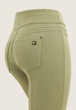 Freddy Pantaloni Vita Media in jersey con cuciture decorative-Donna Jeans E Pantaloni|Tutti I Pantaloni