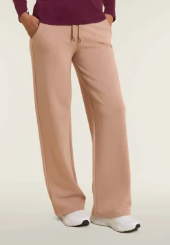 Freddy Pantaloni wide leg da donna con logo in strass bicolore-Donna Ginnastica|Pantaloni Sportivi