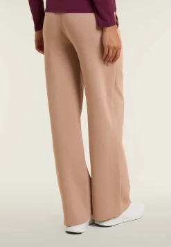 Freddy Pantaloni wide leg da donna con logo in strass bicolore-Donna Ginnastica|Pantaloni Sportivi