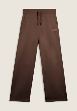 Freddy Pantaloni wide leg da donna con logo in strass bicolore-Donna Ginnastica|Pantaloni Sportivi
