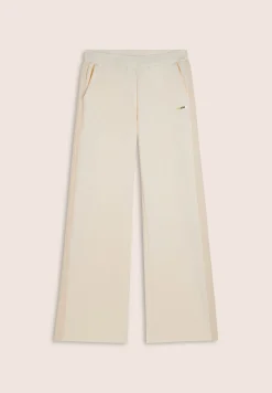 Freddy Pantaloni wide leg in felpa garzata e inserti a trecce-Donna Pantaloni Sportivi