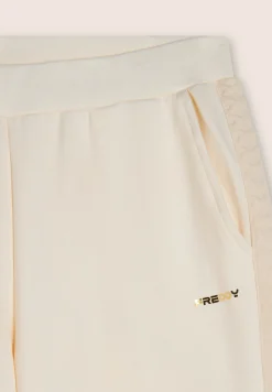 Freddy Pantaloni wide leg in felpa garzata e inserti a trecce-Donna Pantaloni Sportivi