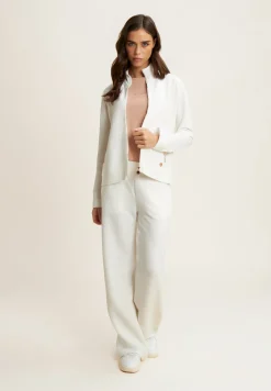 Freddy Pantaloni wide leg in felpa di viscosa a costine-Donna Pantaloni Sportivi