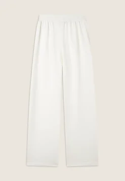 Freddy Pantaloni wide leg in felpa di viscosa a costine-Donna Pantaloni Sportivi