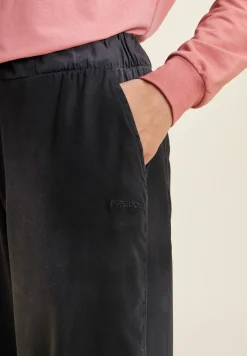 Freddy Pantaloni wide leg in Twill di Lyocell-Donna Pantaloni Sportivi