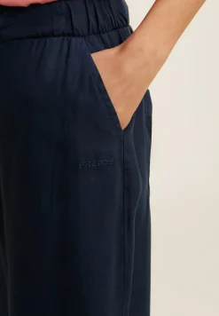 Freddy Pantaloni wide leg in Twill di Lyocell-Donna Pantaloni Sportivi