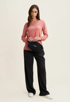 Freddy Pantaloni wide leg in Twill di Lyocell-Donna Pantaloni Sportivi