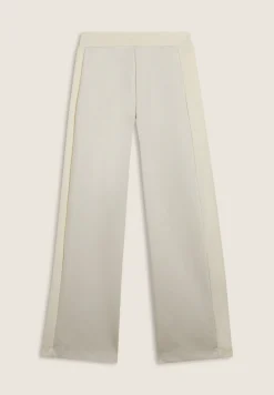 Freddy Pantaloni wide leg in viscosa con dettagli in ciniglia-Donna Pantaloni Sportivi