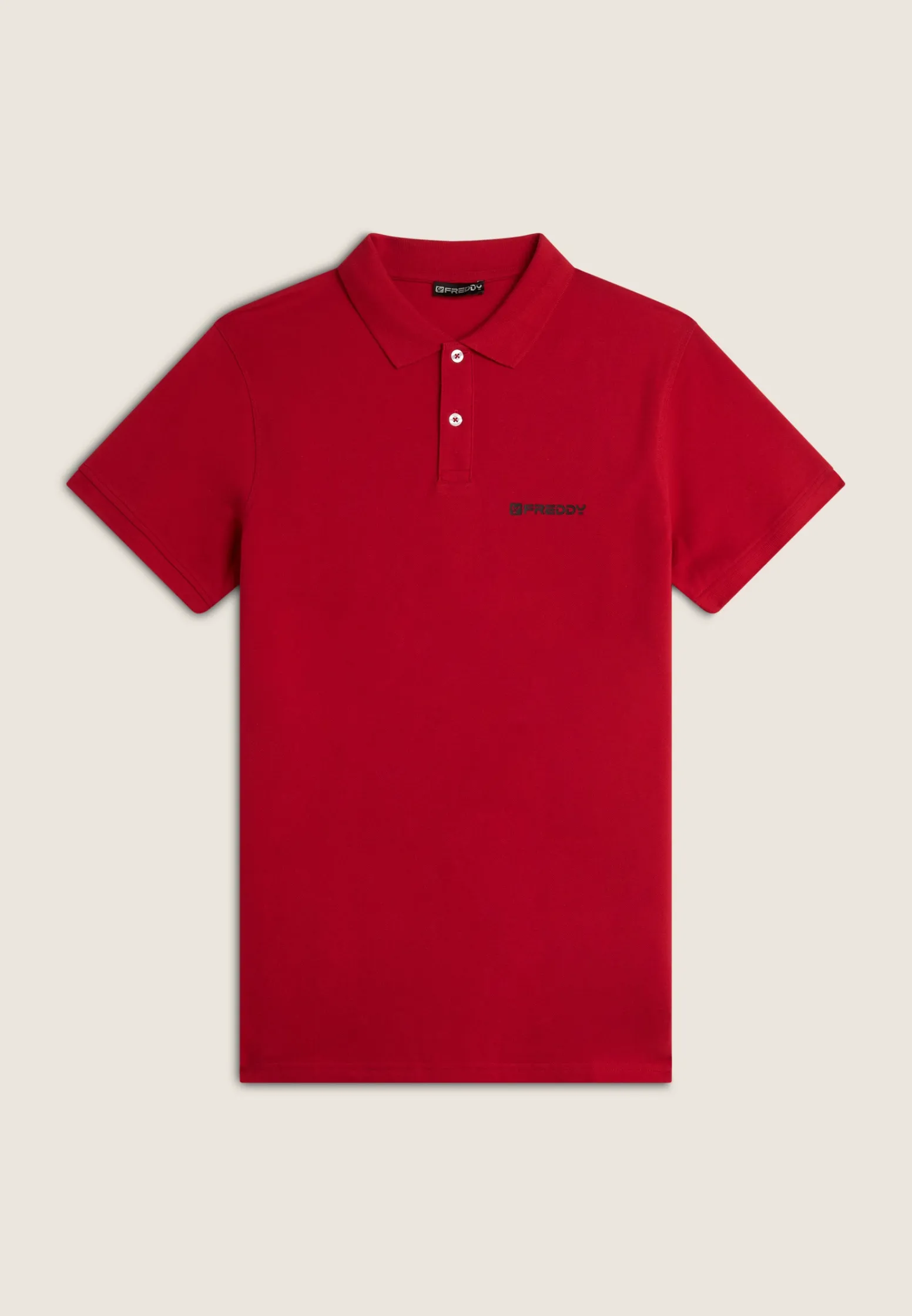 Freddy Polo manica corta da uomo design essenziale in cotone 100%-Uomo T-shirts E Polo
