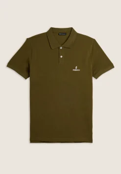 Freddy Polo Uomo in Piquet di Cotone 100% con Logo-Uomo T-shirts E Polo