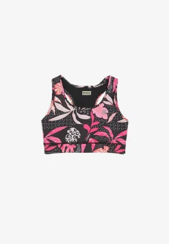 Freddy Reggiseno sportivo a sostegno medio stampa tropicale-Donna Padel|Pilates