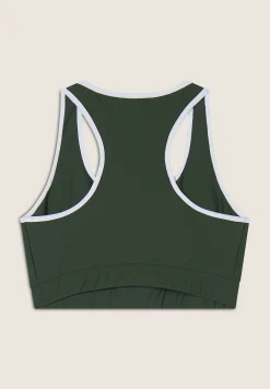 Freddy Reggiseno Sportivo con Supporto Medio e bordature a contrasto-Donna Padel|Pilates