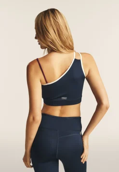 Freddy Reggiseno sportivo monospalla con dettagli contrasto-Donna Padel|Pilates