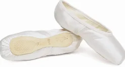 Freddy Scarpette da punta in raso rosa-Donna Scarpe Danza