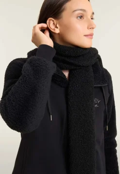 Freddy Sciarpa bouclé effetto lana con logo FY dorato-Donna Accessori Sportivi