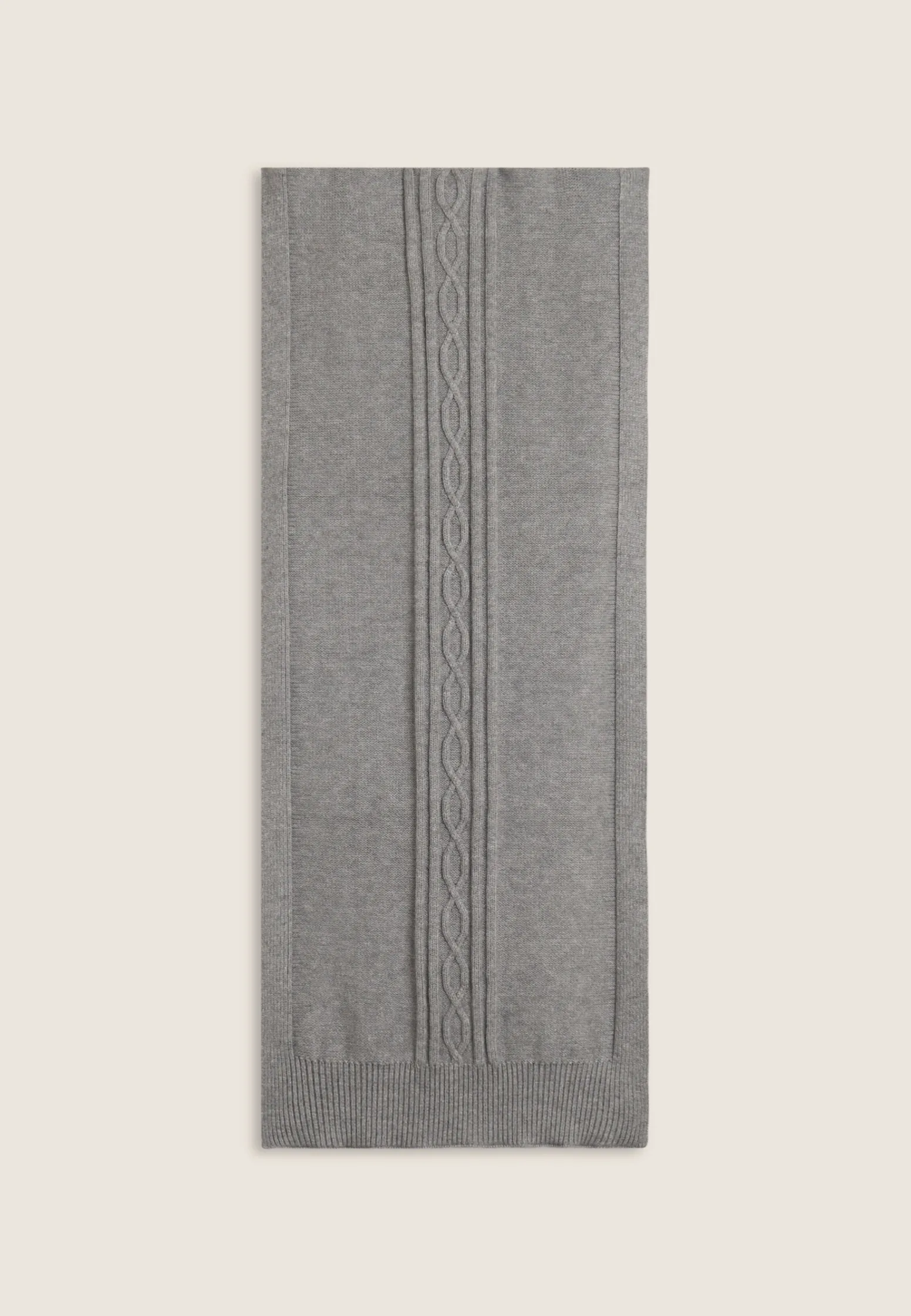 Freddy Sciarpa in maglia con treccia centrale decorativa-Donna Accessori Sportivi