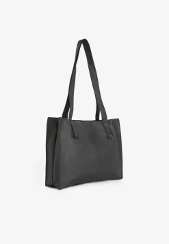 Freddy Shopping bag in similpelle con logo applicato-Donna Borse E Zaini