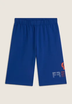 Freddy Short Bambino in cotone con Logo Multicolore- Shorts