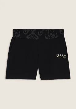 Freddy Short sportivi con fascia in vita floreale-Donna Ginnastica|Shorts