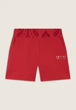 Freddy Short sportivi con fascia in vita floreale-Donna Ginnastica|Shorts