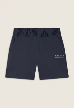 Freddy Short sportivi con fascia in vita floreale-Donna Ginnastica|Shorts
