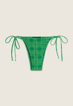 Freddy Slip bikini con logo all over e chiusura a laccetti-Donna Costumi Da Bagno
