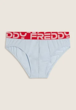 Freddy Slip Uomo con Elastico Jacquard Colorato e Maxi Logo-Uomo Underwear