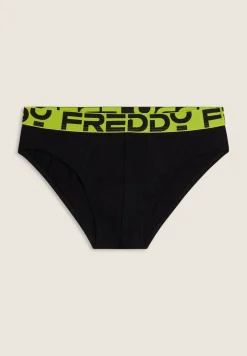 Freddy Slip Uomo con Elastico Jacquard Colorato e Maxi Logo-Uomo Underwear
