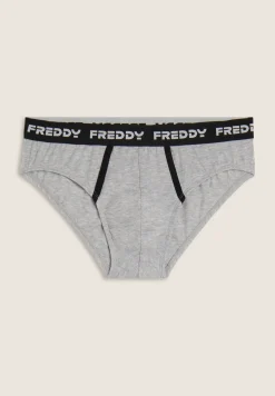 Freddy Slip Uomo con Elastico Jacquard e Logo-Uomo Underwear