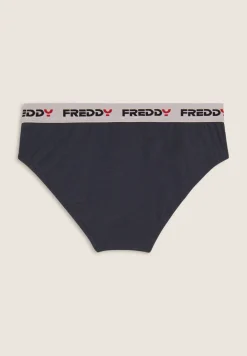 Freddy Slip Uomo con Elastico Jacquard a Contrasto e Logo-Uomo Underwear