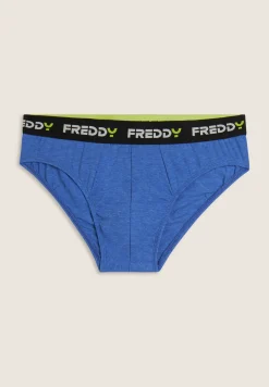 Freddy Slip Uomo con Elastico Jacquard a Contrasto e Logo-Uomo Underwear